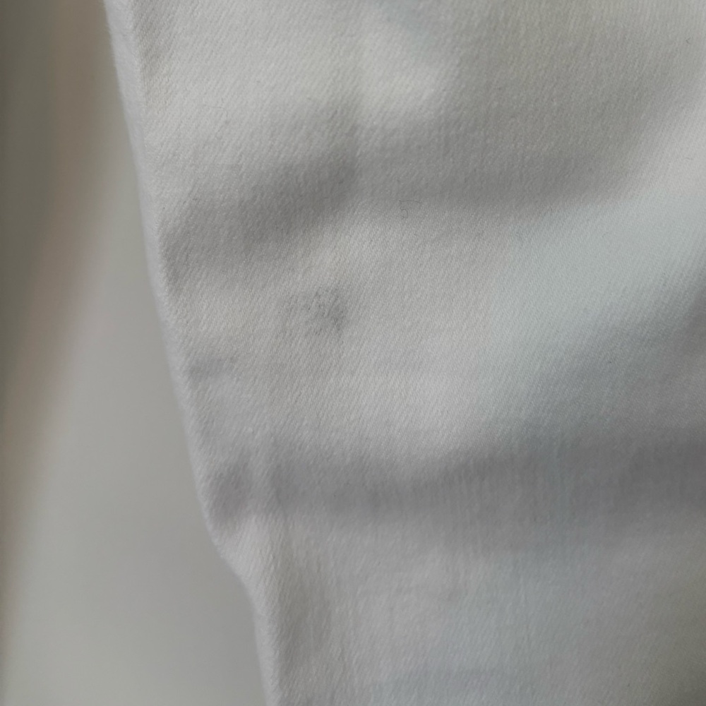 Abercrombie & Fitch White High Rise Super Skinny Ankle Distressed Jeans - Picture 7 of 8
